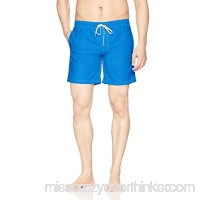 Sundek Men's Classic 16 Inch Elastic Waist Solid Swim Trunk Ocean B074QSXQP1